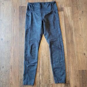 Mondetta Textured Dark Gray High-Waisted Leggings